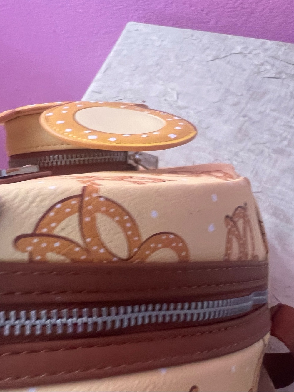 🥨 Loungefly Disney Pretzel Mini Backpack  Read Description - Picture 12 of 16